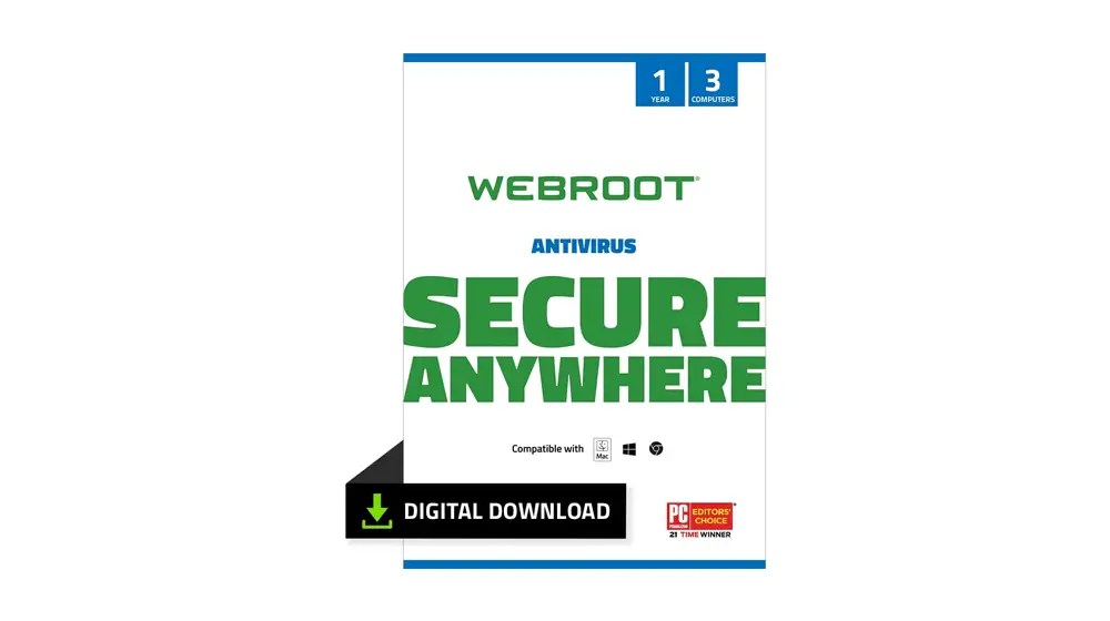 ซอฟต์แวร์ป้องกันไวรัส Webroot 2023, 3 อุปกรณ์