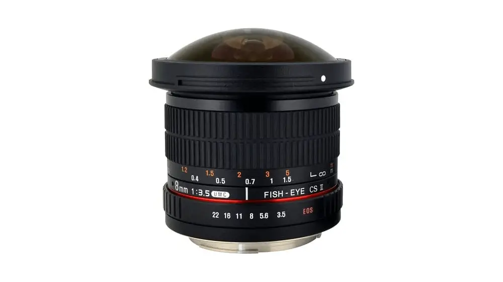 Rokinon HD8M-C 8 mm f, 3,5 HD Fisheye-Objektiv