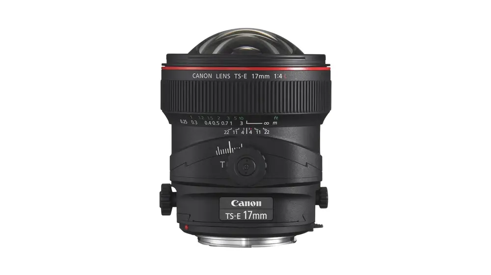 Obiettivo Canon TS-E 17mm f, 4L UD asferico ultra grandangolare basculante per fotocamere reflex digitali Canon