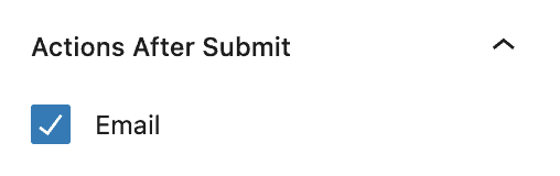 Kadence-Formular-Block-E-Mail-Aktion nach dem Absenden – Einstellungsdetails (Screenshot)