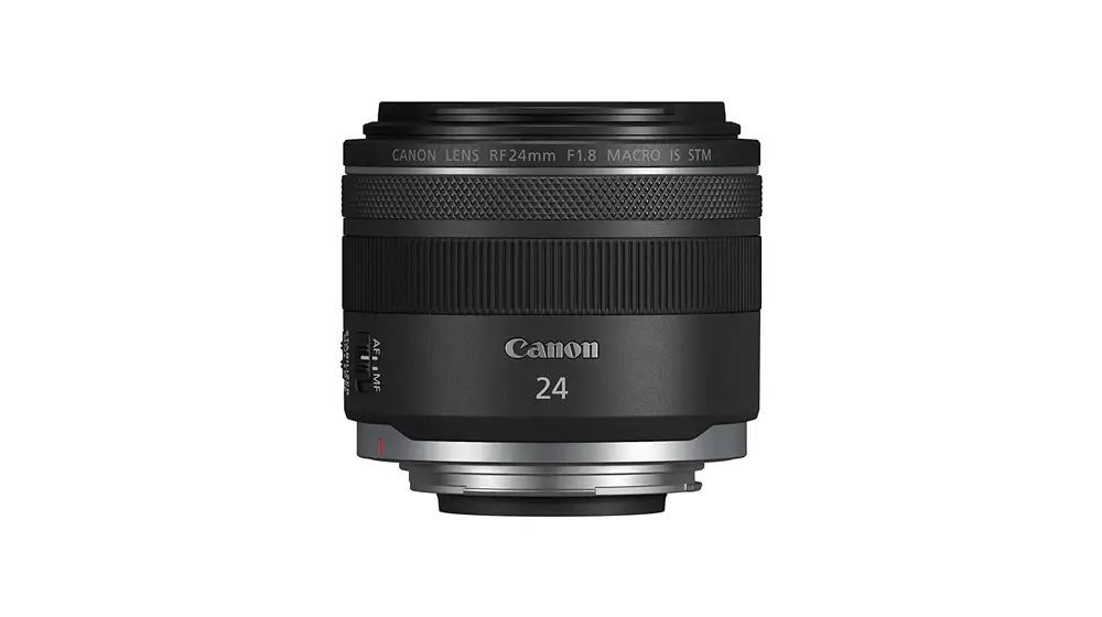 Canon RF24mm F1.8 Macro est un objectif STM