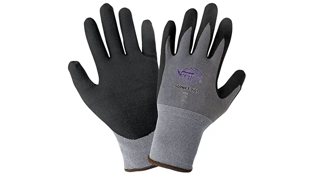 Global Glove 500NFT Tsunami Grip Gants de travail enduits de nitrile