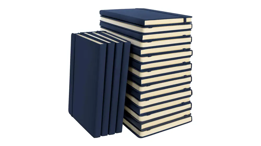 Simply Genius (lot de 20) Carnets A5 à couverture rigide en similicuir pour femme