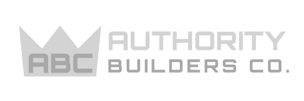 Authority Builders Logo în tonuri de gri