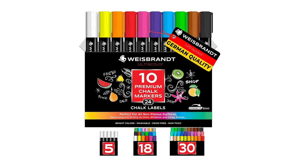 WEISBRANDT ปากกามาร์คเกอร์เหลวสีสันสดใส