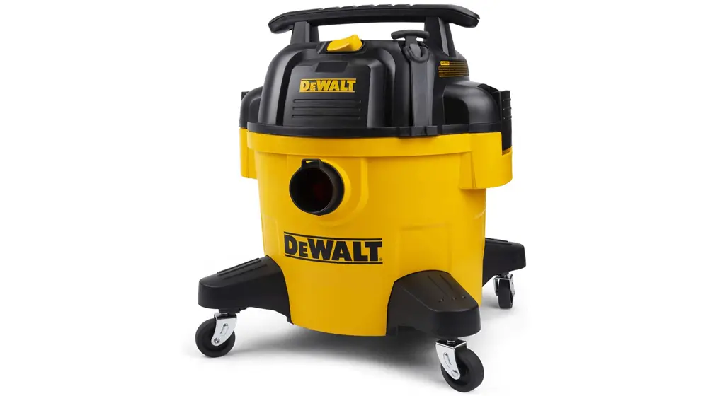 DeWALT DXV06P 6 แกลลอน Poly Wet, Dry Vac สีเหลือง