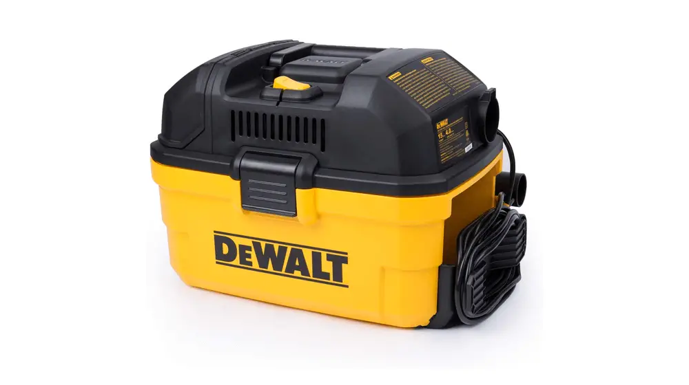 DEWALT DXV04T Portable 4 แกลลอน เครื่องดูดฝุ่นแบบเปียกและแบบแห้ง