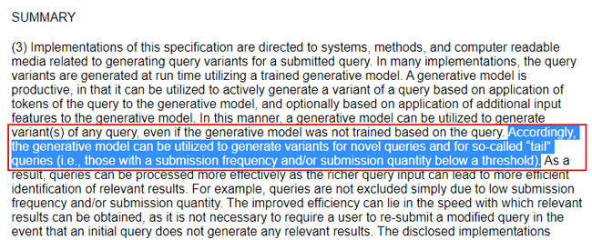 โมเดลเชิงกำเนิดของ Google ทำงานกับข้อความค้นหาใหม่และข้อความค้นหาแบบหางยาว