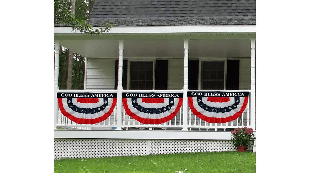 Patriotisches Bunting-Banner zum Präsidententag