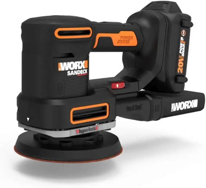 Worx WX820L 20V 전원 공유 Sandeck 5-in-1 무선 멀티 샌더