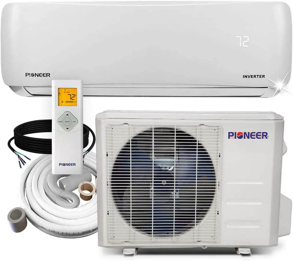 AC PIONEER WYS012GMFI22RL Wall Mount Ductless Inverter + Pompa Panas Split Mini