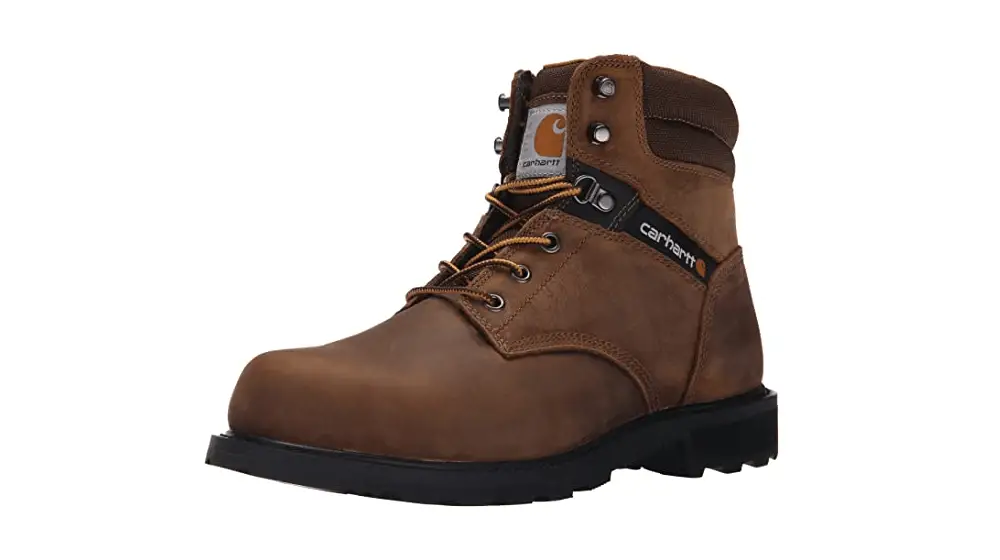 Carhartt Botas de trabajo industriales con puntera de acero de 6 pulgadas para hombre