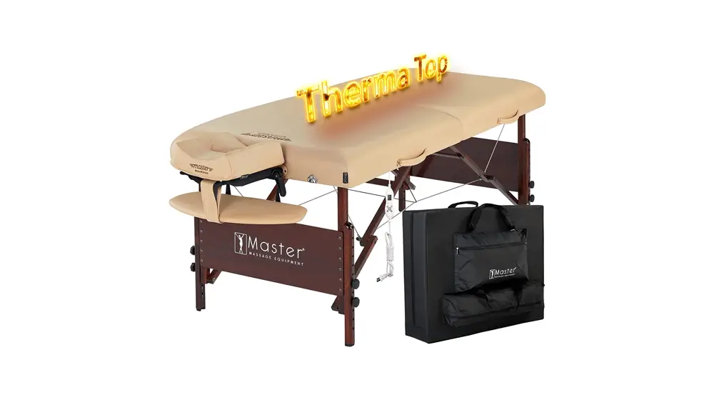 Master Massage 30-Zoll Del Ray beheizte Massageliege höhenverstellbar