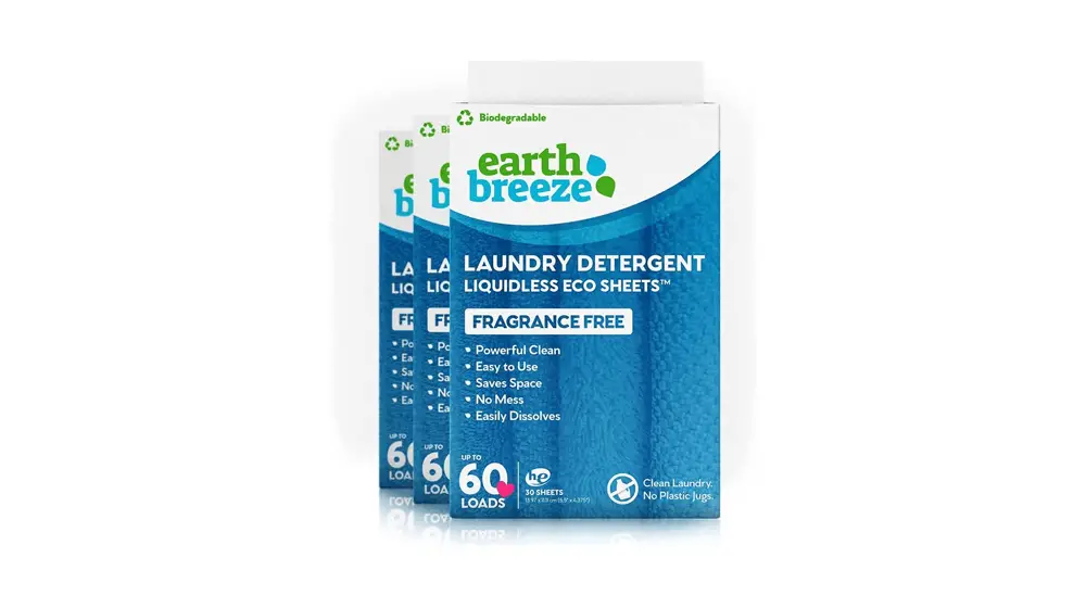 Earth Breeze – Waschmittelblätter ohne Flüssigkeit