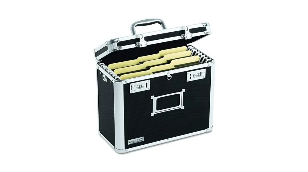 Vaultz File Organizer Box - Formato lettera 14 x 7 x 12,19 pollici