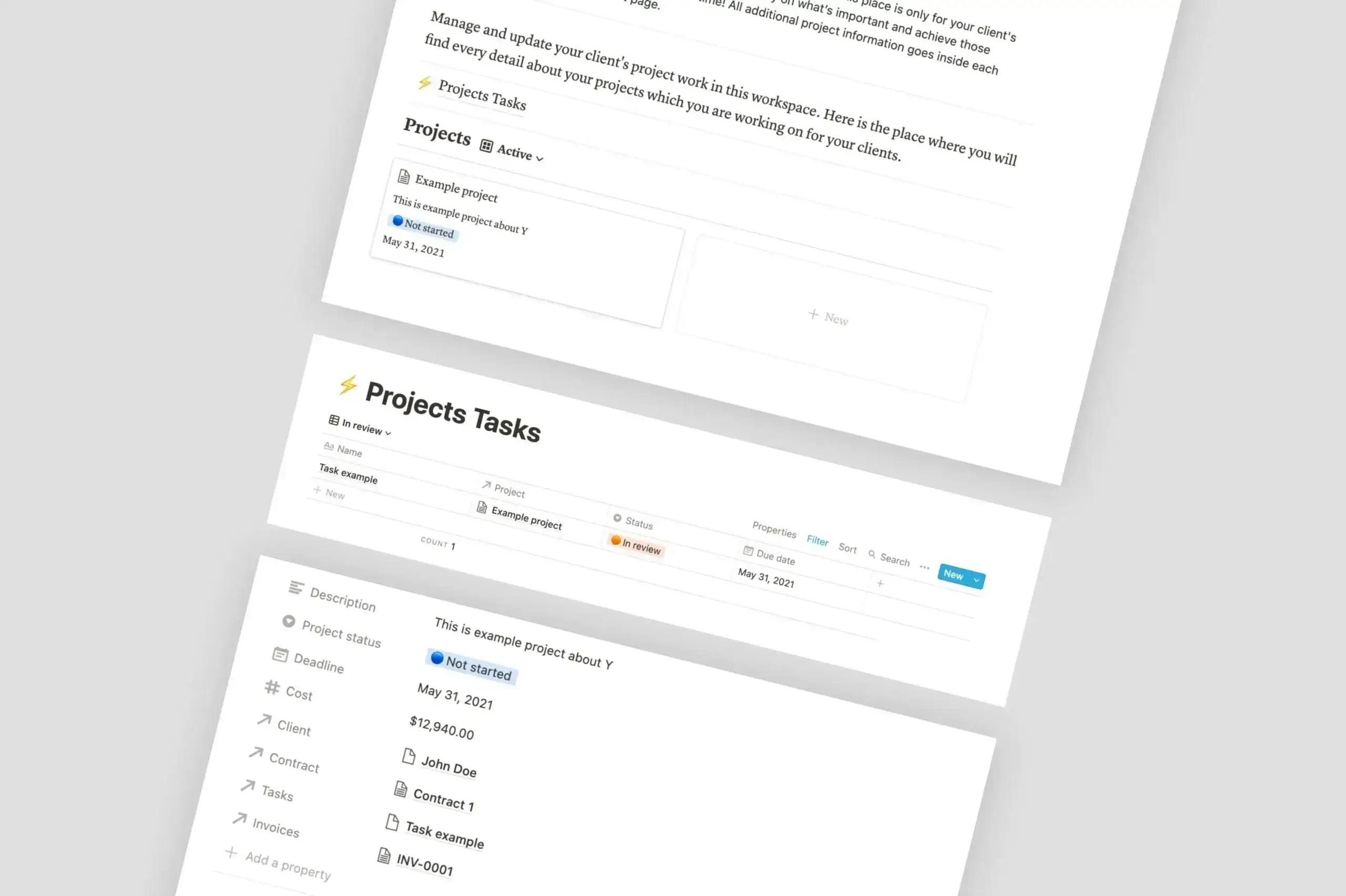 notion project management template, project management template, project management template for notion