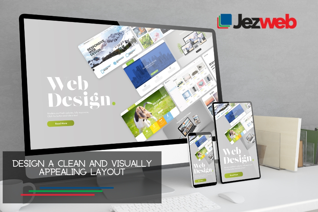 Design a clean and visually appealing layout