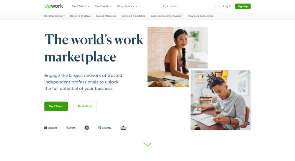 그래픽 디자인 도구 - Upwork