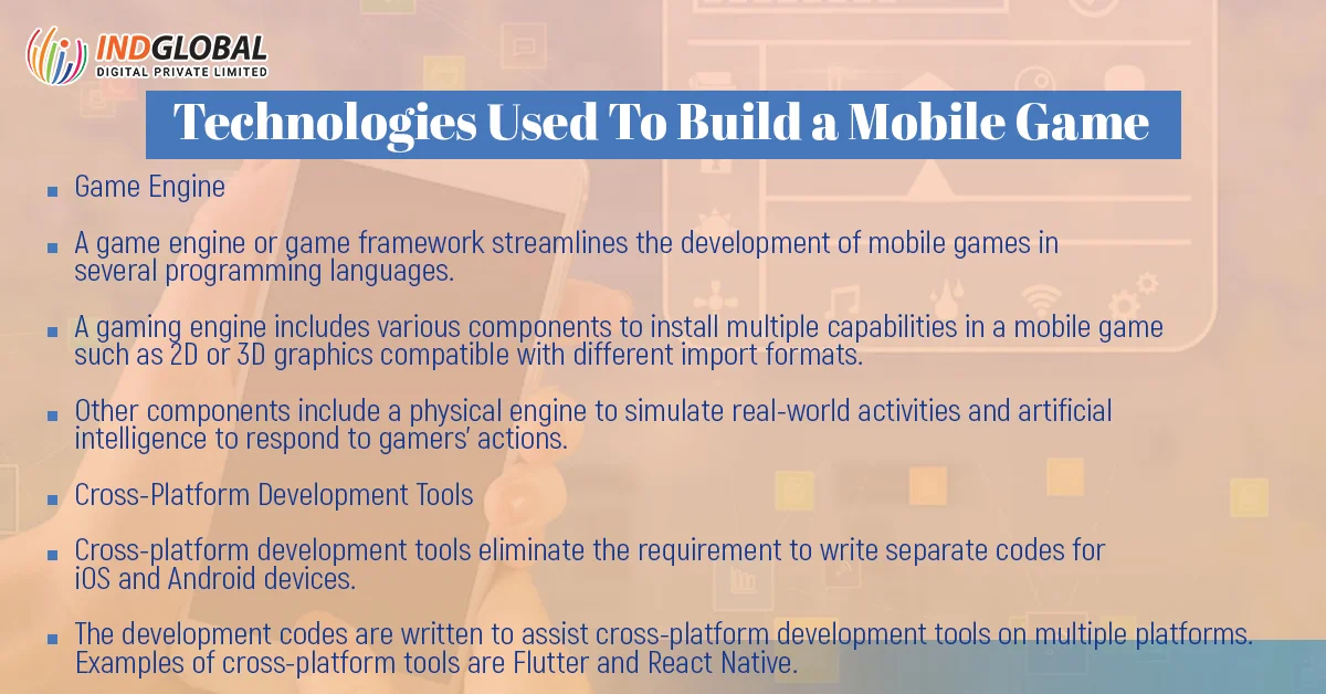 用于构建移动游戏的技术