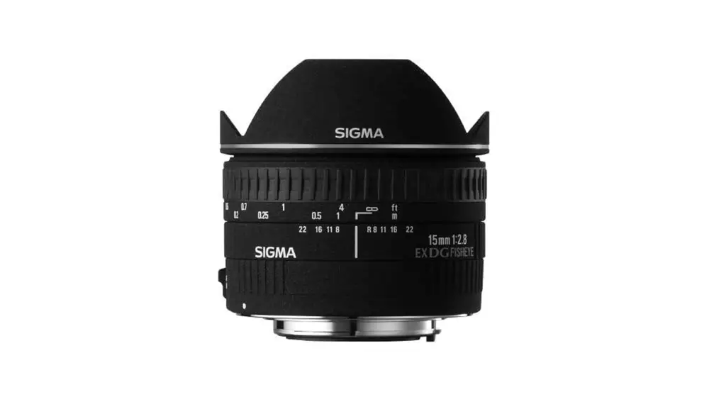 适用于 Sigma 单反相机的 Sigma 15mm f, 2.8 EX DG 对角鱼眼镜头