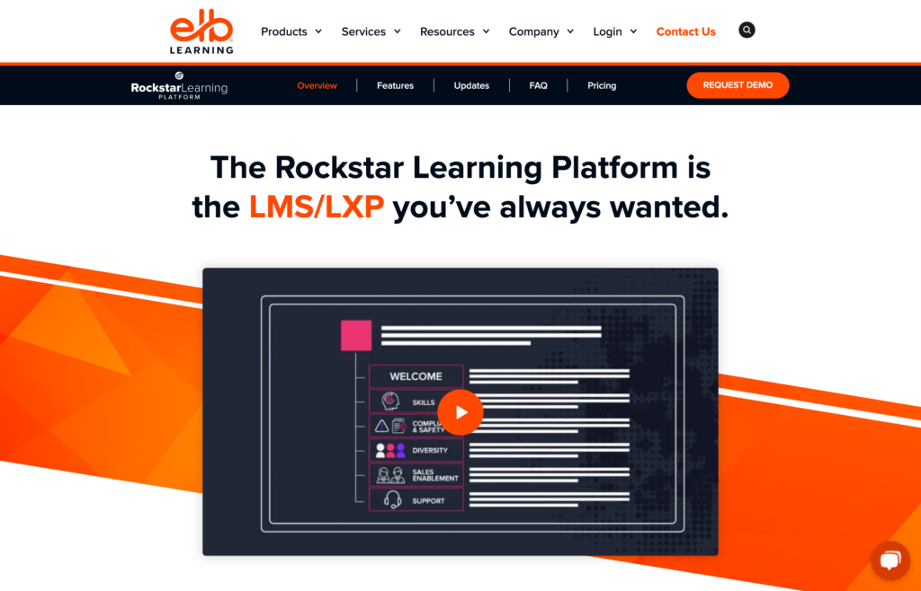 Скриншот веб-страницы Rockstar Learning Platform