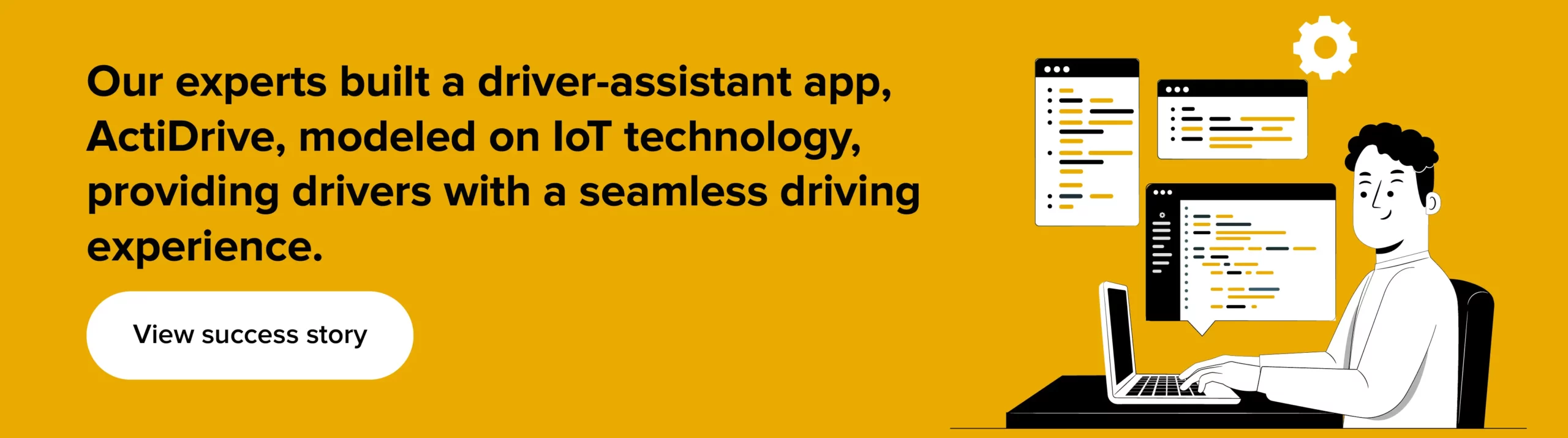 Our experts built a driver-assistant app, ActiDrive, modeled on IoT technology view success story