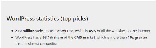 Statistiques WordPress