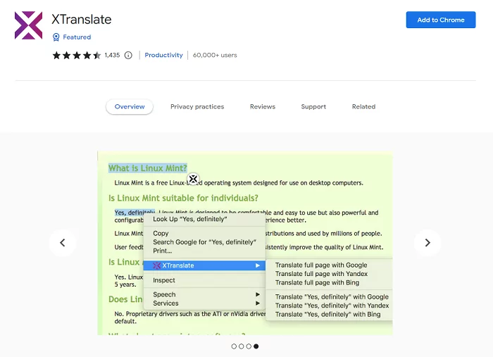 xtranslate-สำหรับ-chrome