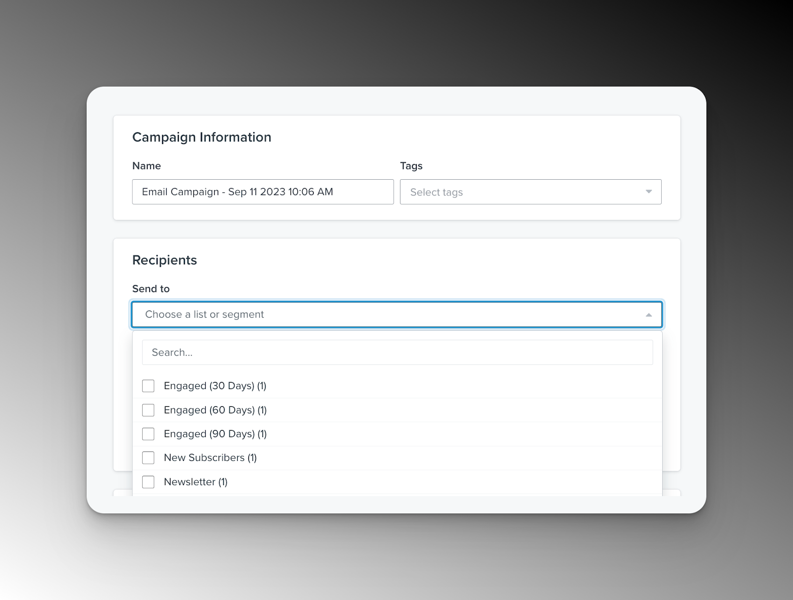 Dashboard Klaviyo: email marketing efficiente con segmenti di clienti