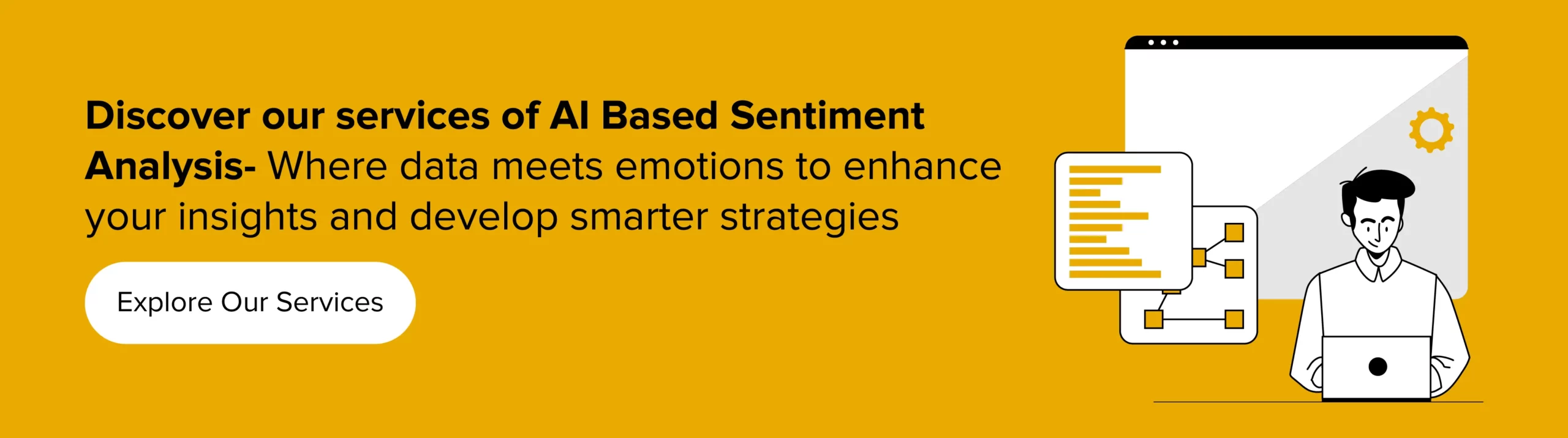 Discover our services of AI Based Sentime­nt Analysis