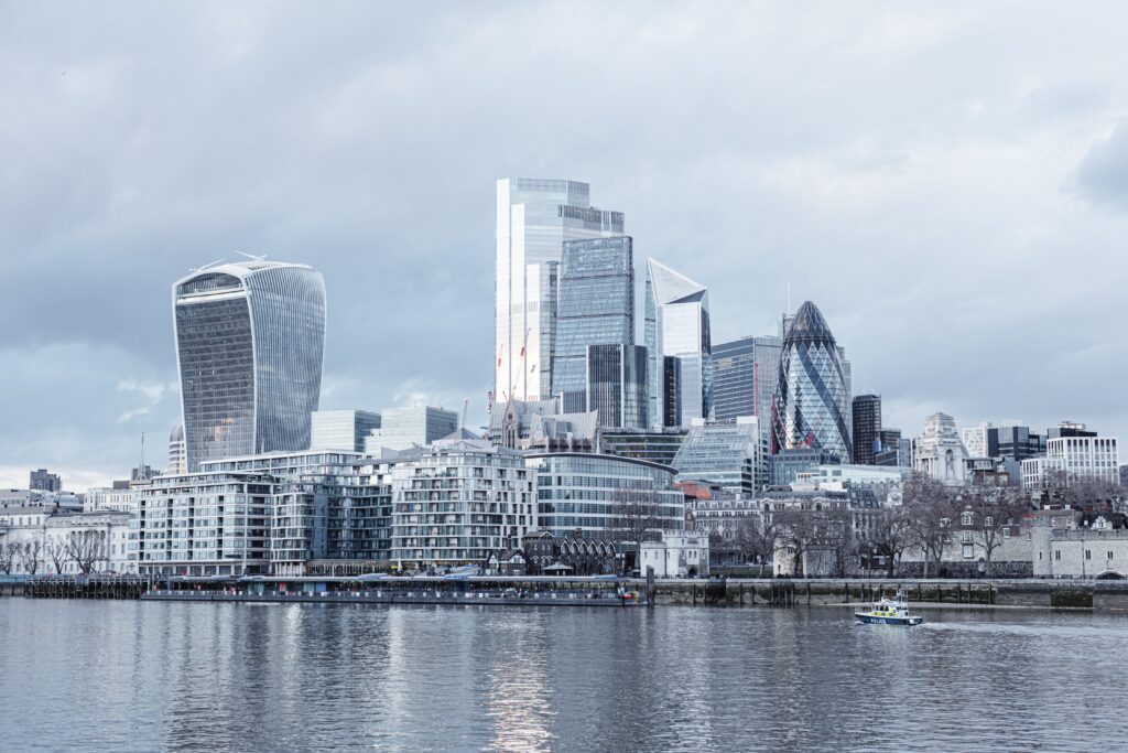 Horizonte da cidade de Londres.