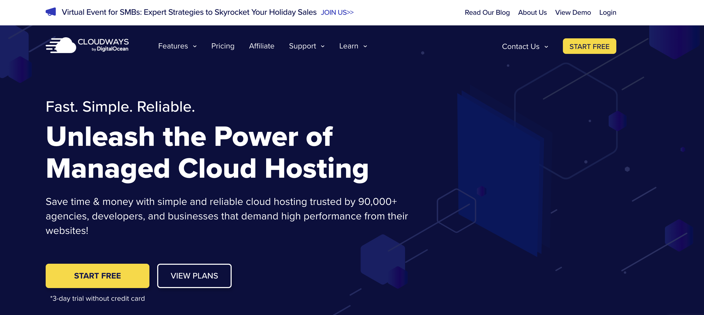 Cloudways-Homepage