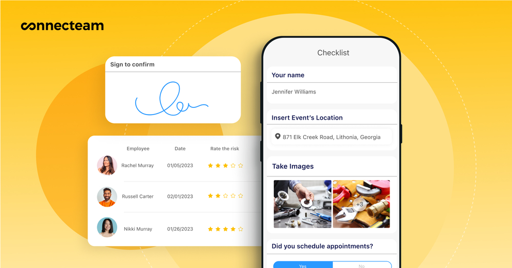 Connecteam-App-Schnittstelle – Formulare und Checklisten