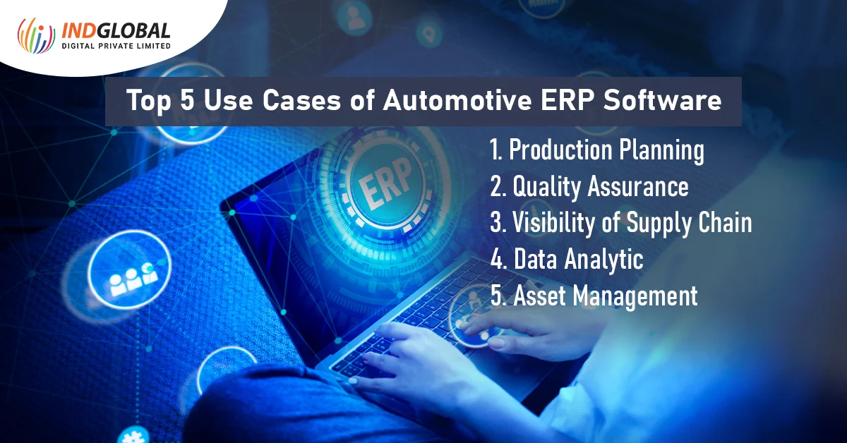 Top 5 des cas d'utilisation d'un logiciel ERP automobile