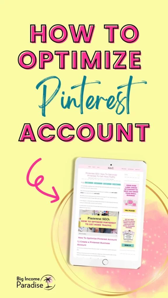 Comment optimiser votre compte Pinterest pour obtenir plus de trafic. Stratégies marketing Pinterest.