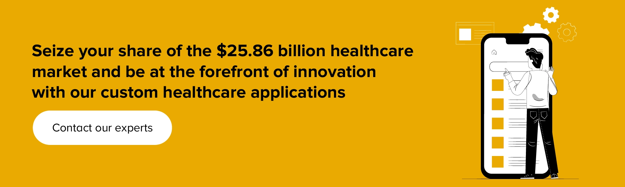 Seize healthcare market share with custom healthcare applications