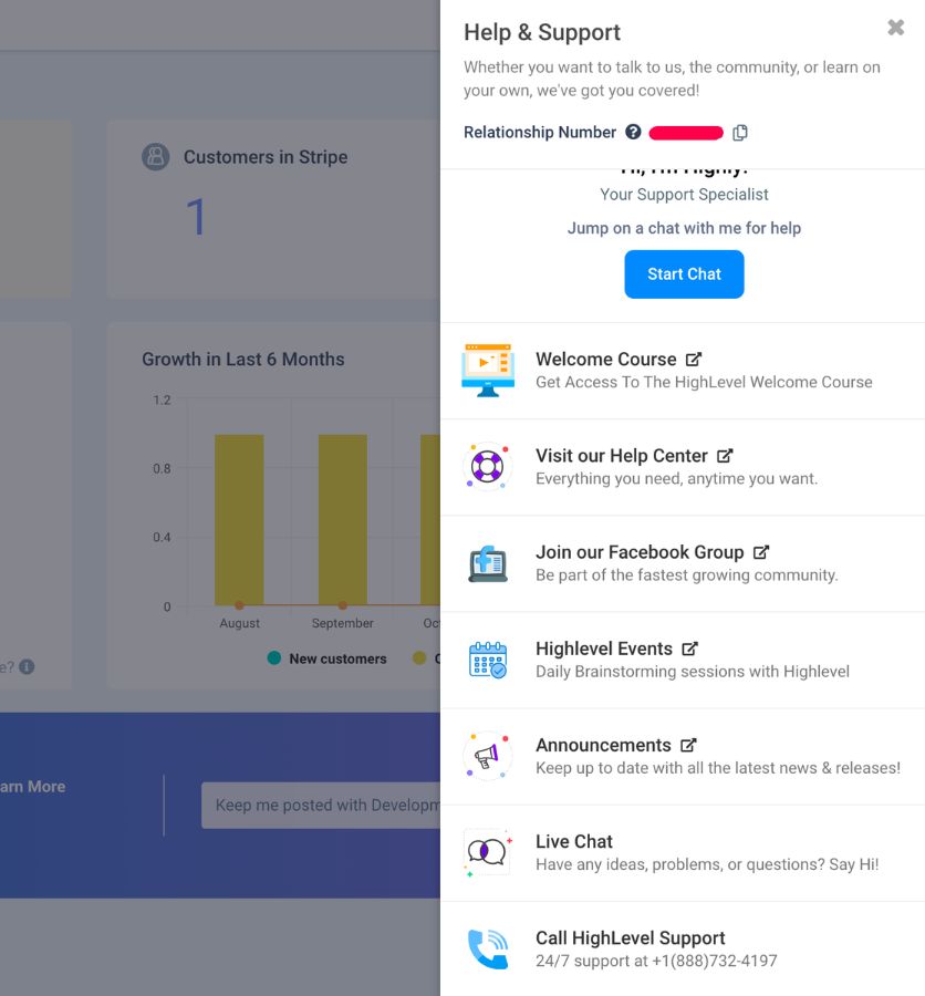 Builderall vs GoHighLevel: GoHighLevel Topluluk Desteği