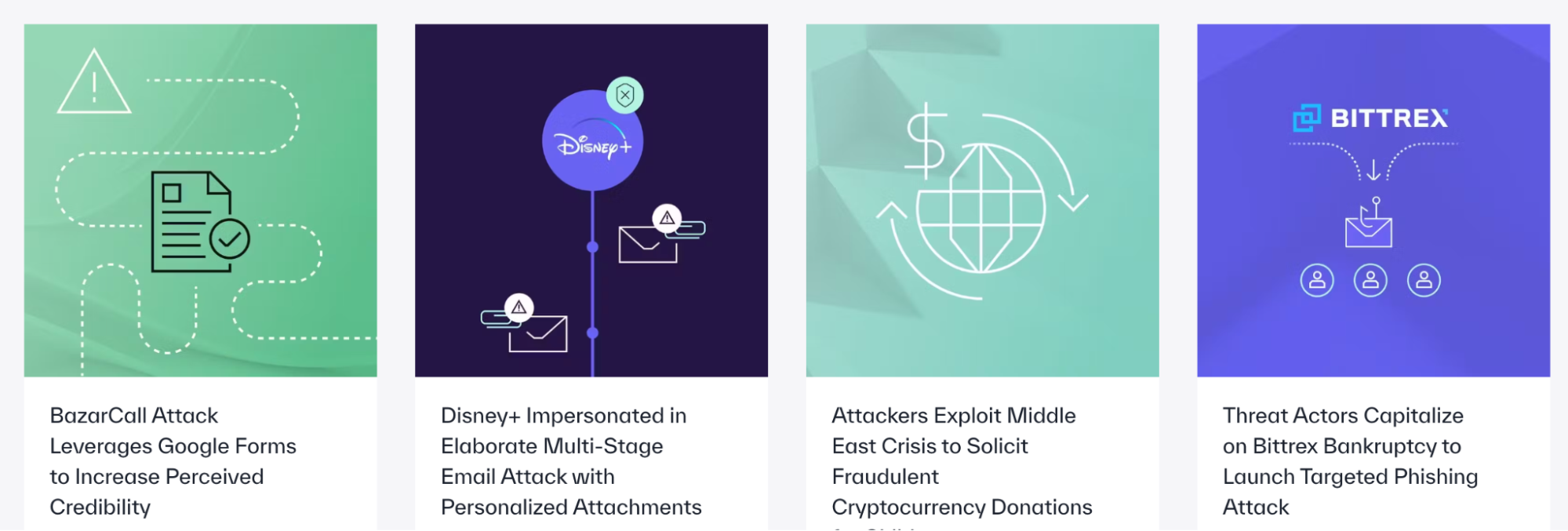 Uma captura de tela do site da Abnormal Security