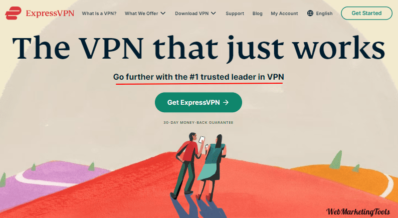 Express VPN Homepage