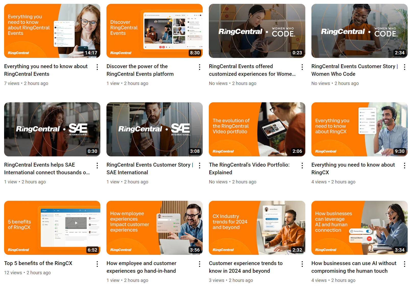 วิดีโอของ Ringcentral บน YouTube