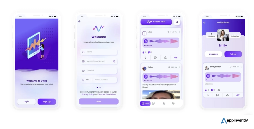 Appinventiv helped Innovative Eyewear build a unique voice- controlled and Bluetooth powered social media app - Vyrb