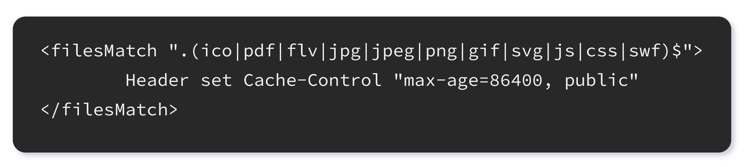 Заголовки Cache-Control в Apache