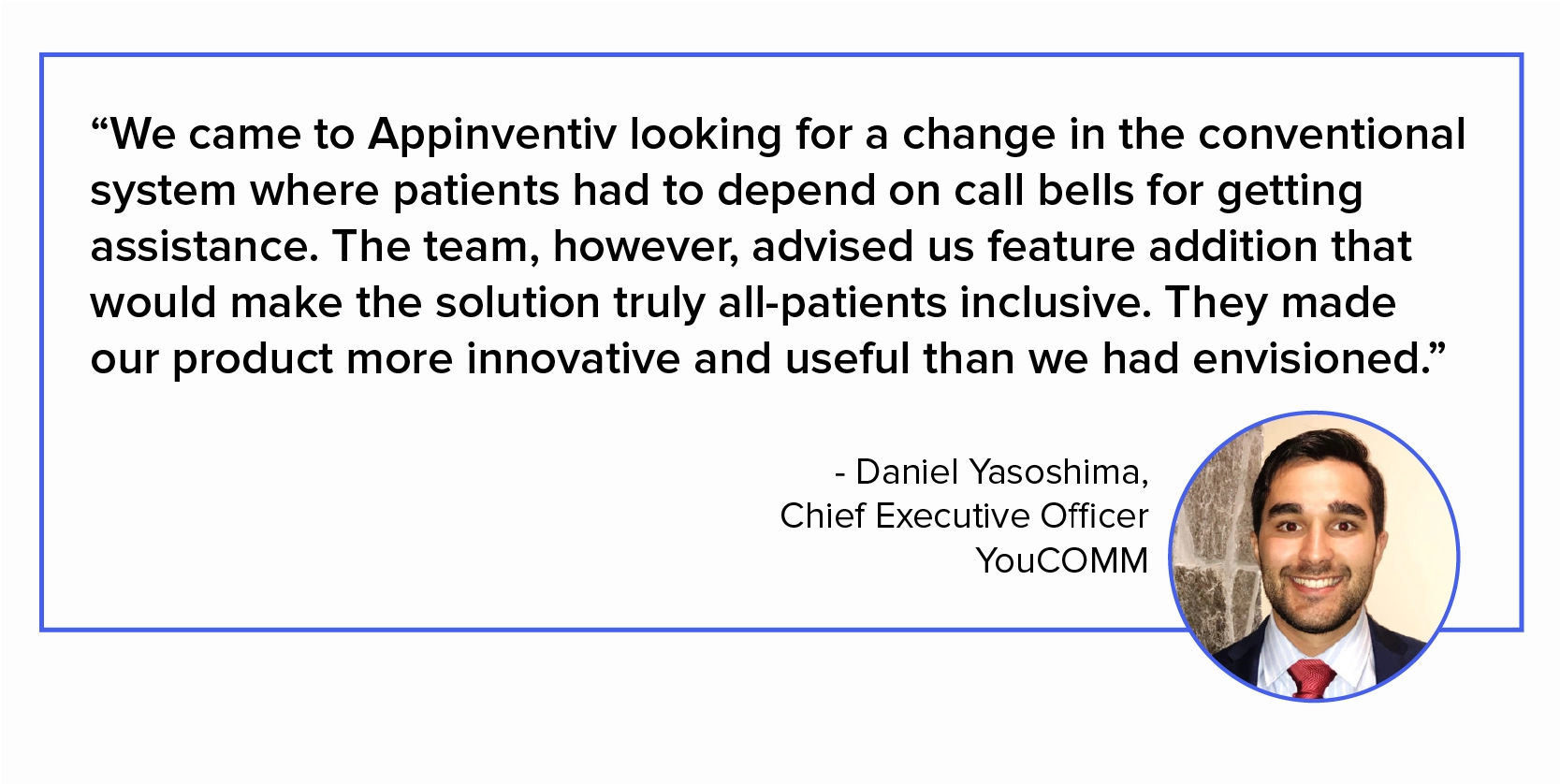  Testimonial from YouCOMM CEO