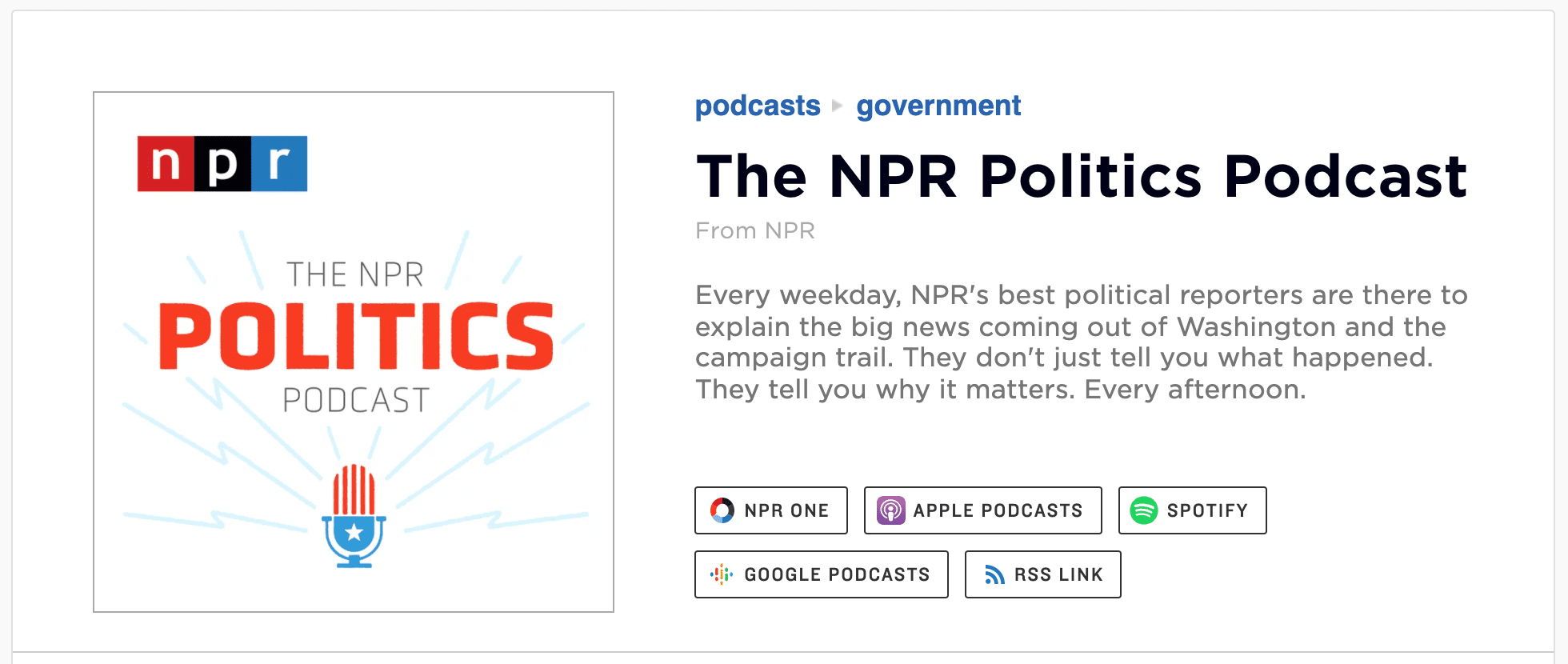 The NPR Politics Podcast