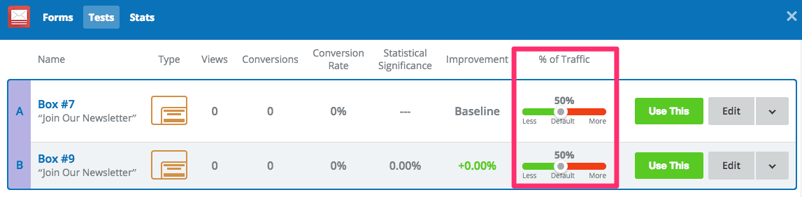 Nomes de teste dividido