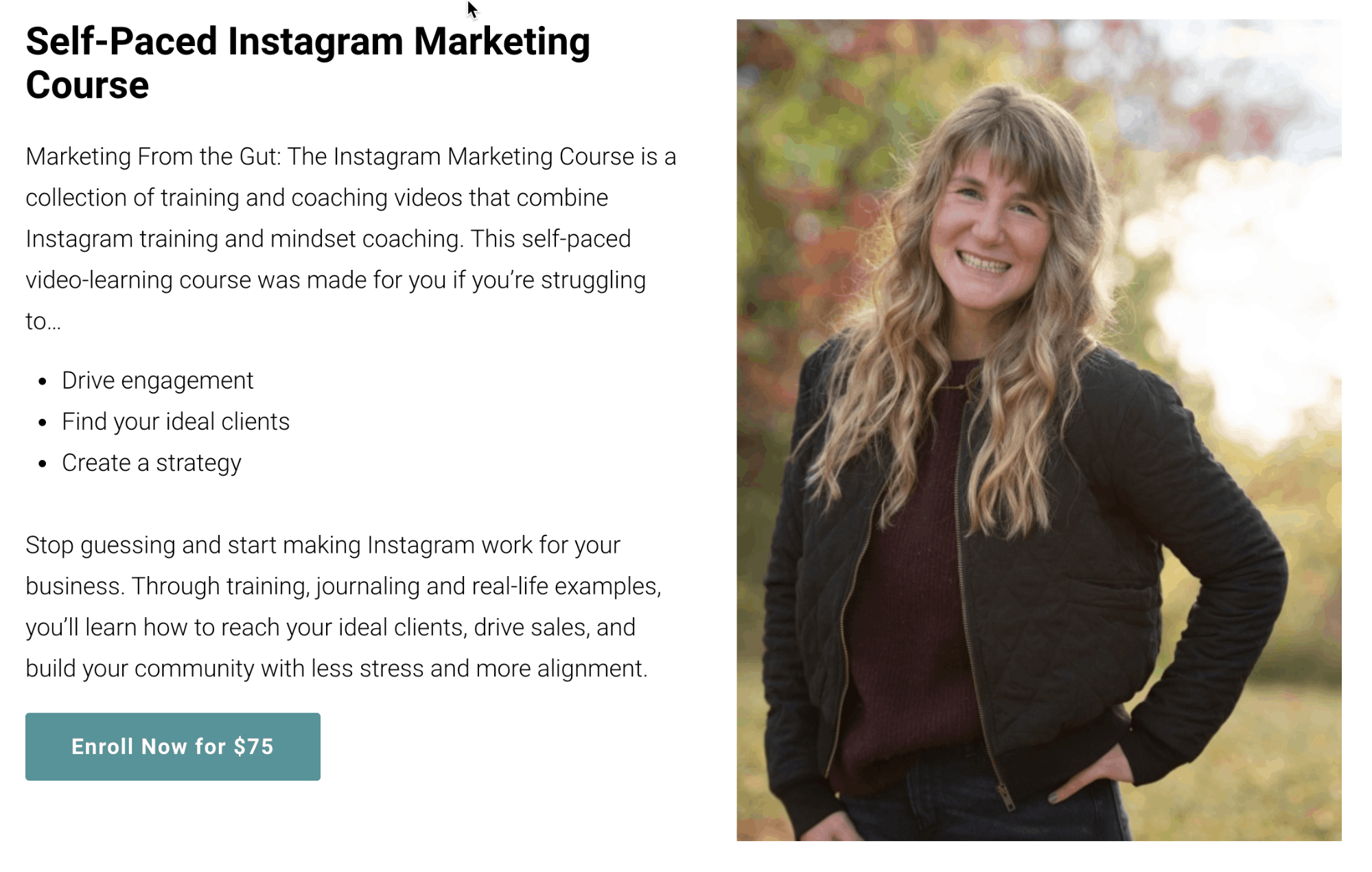 Ebook - Cours de marketing Instagram à votre rythme