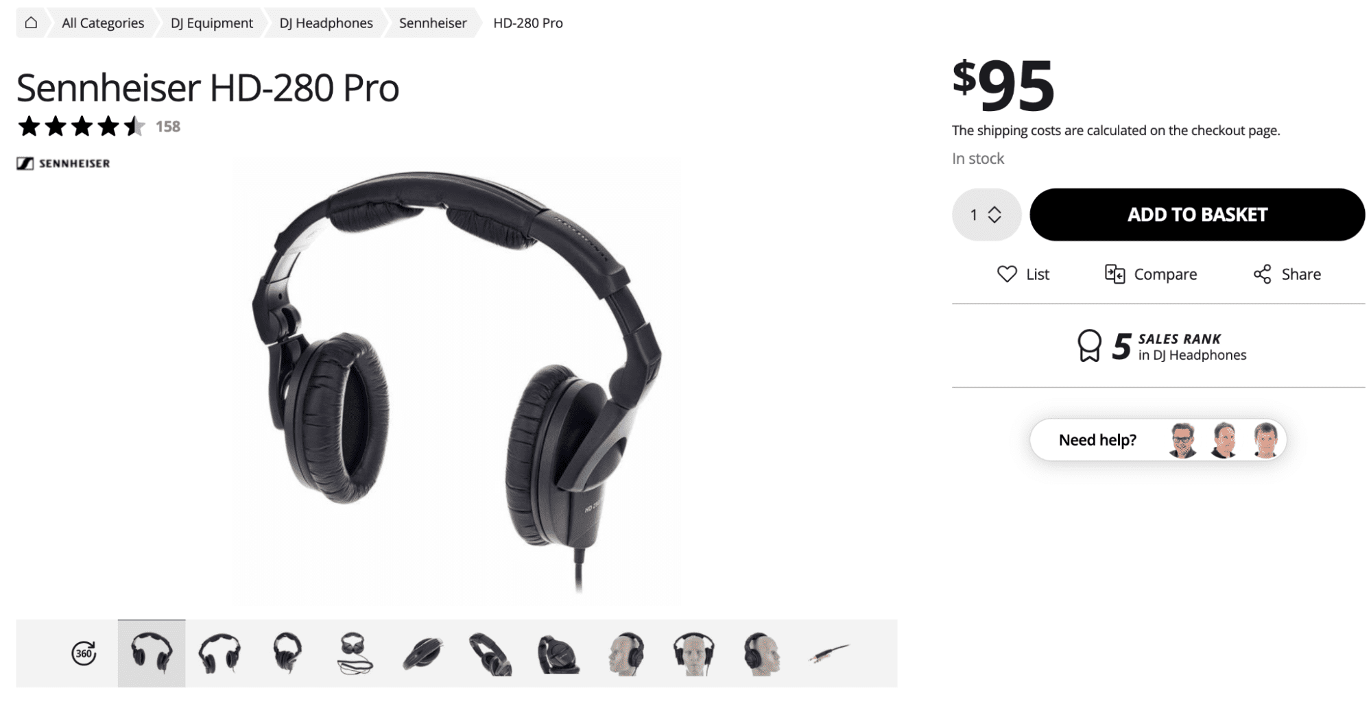 Sennheiser HD-280 Pro