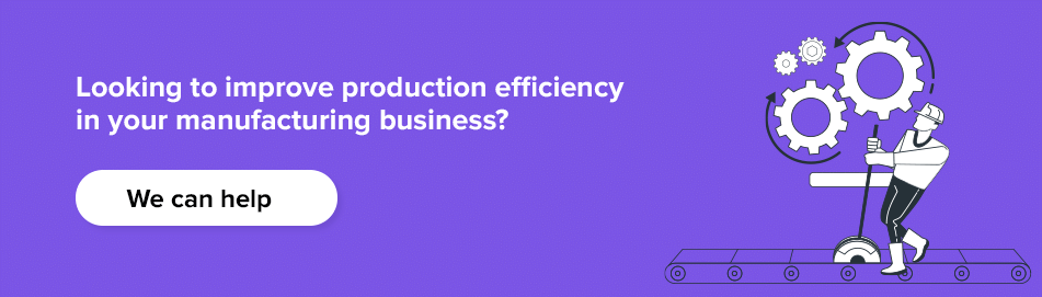 improve production efficiency in manufacturing