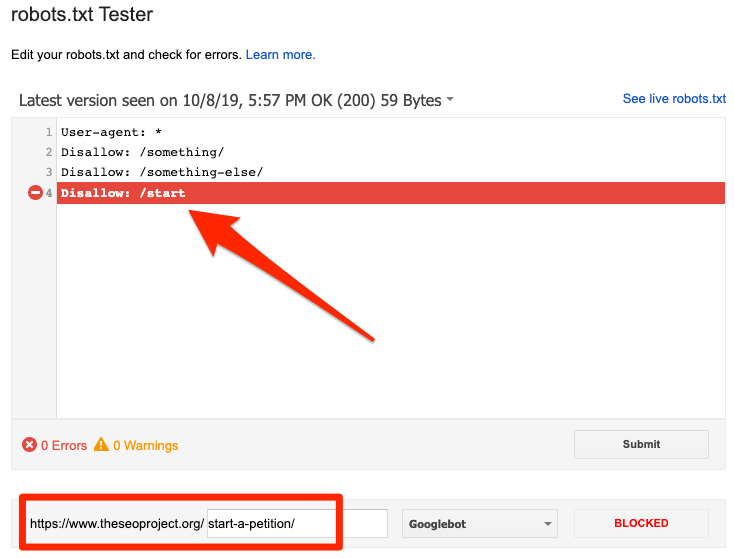 robots-txt-test cihazı