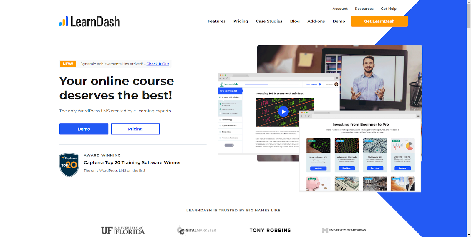 LearnDash homepage